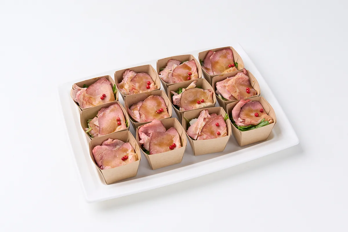 グレイビーソースがけ自家製ローストポーク