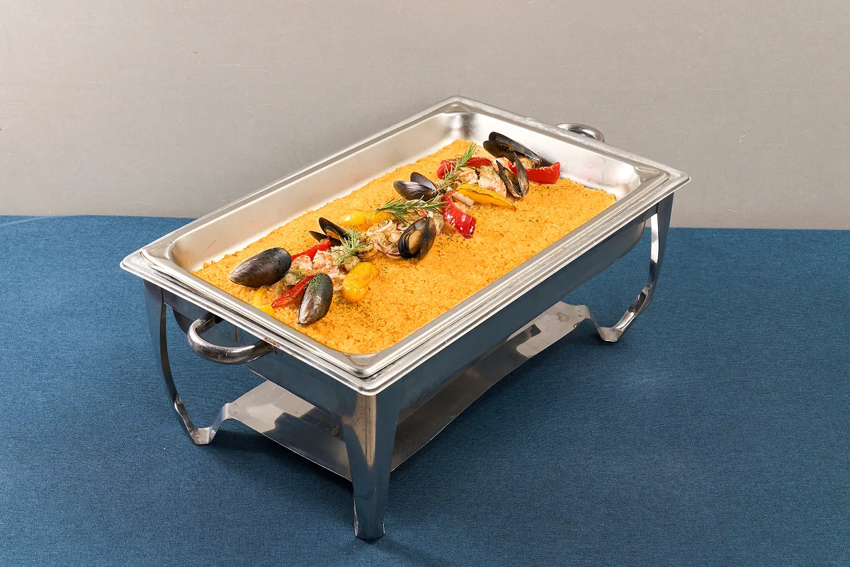 バレンシア風シーフードパエリア 