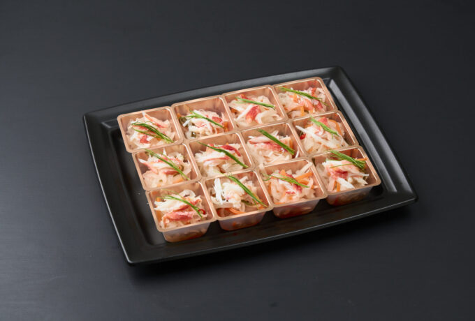 蟹の彩りなます