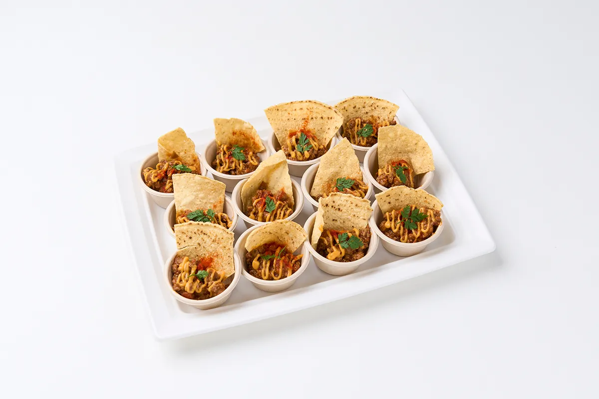 牛肉たっぷりタコミートのナチョス