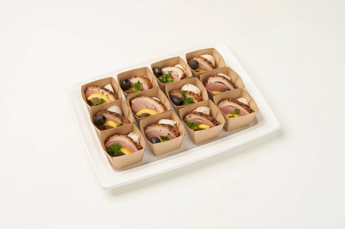 胡椒薫る合鴨と里芋の旨味ソテー