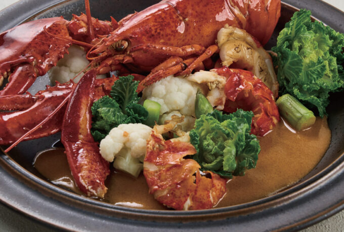 オマール海老と季節の野菜 ビスクソース