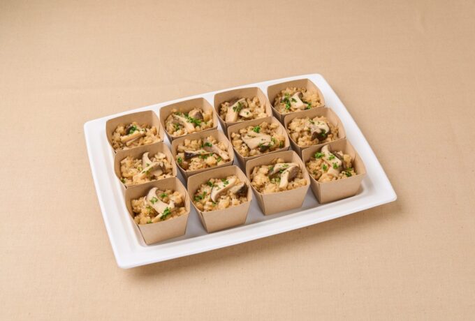 エリンギと焦がし醤油の和風ピラフ