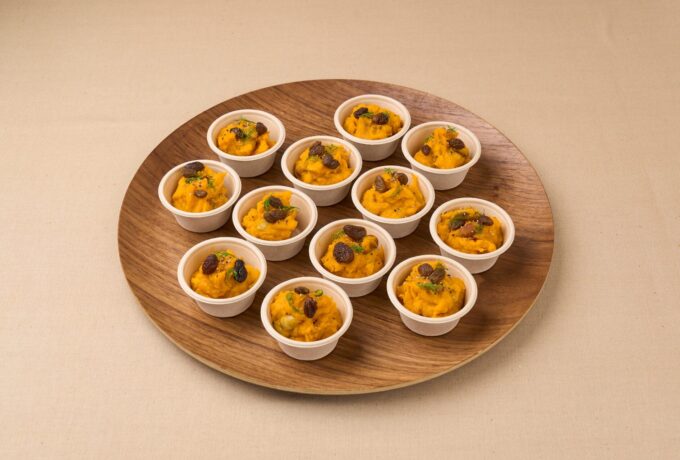 クミン香るかぼちゃとレーズンのサラダ