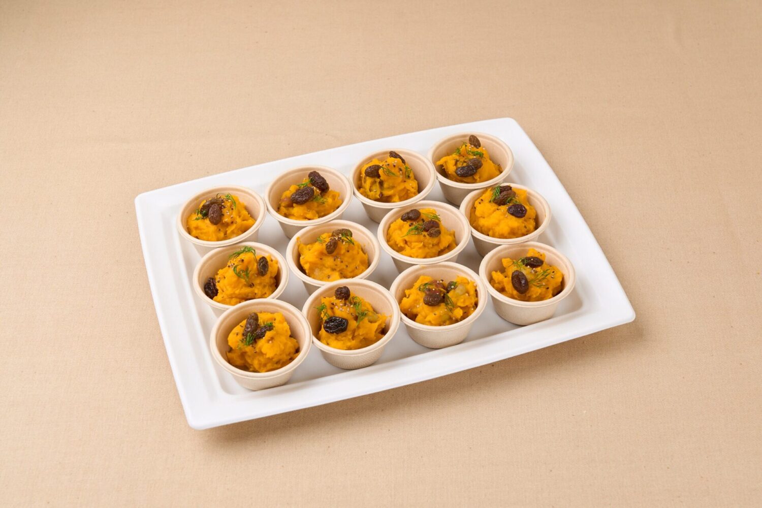 クミン香るかぼちゃとレーズンのサラダ