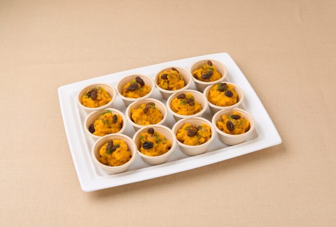 クミン香るかぼちゃとレーズンのサラダ