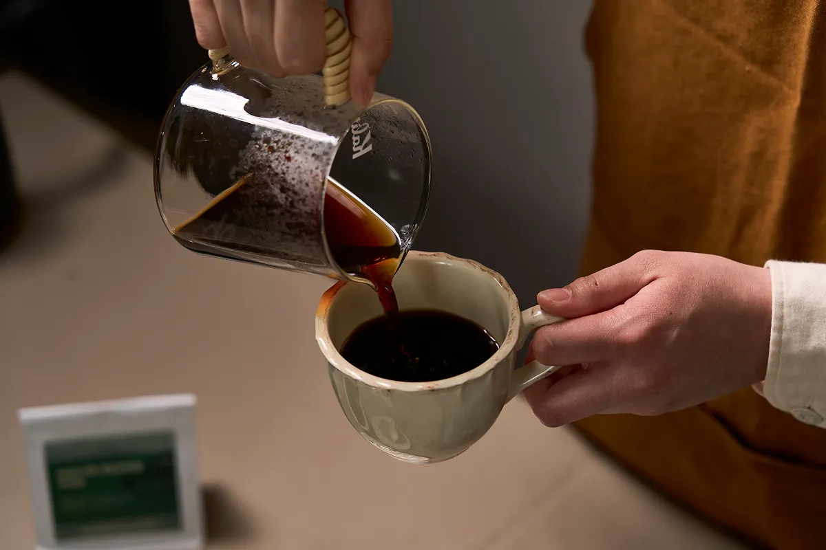 Hand drip coffee